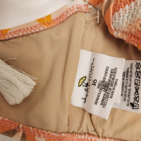 Shide Critters Summer Sorbet Girls Crochet Tie Back Bikini Size 16 NWOT - Picture 7 of 8